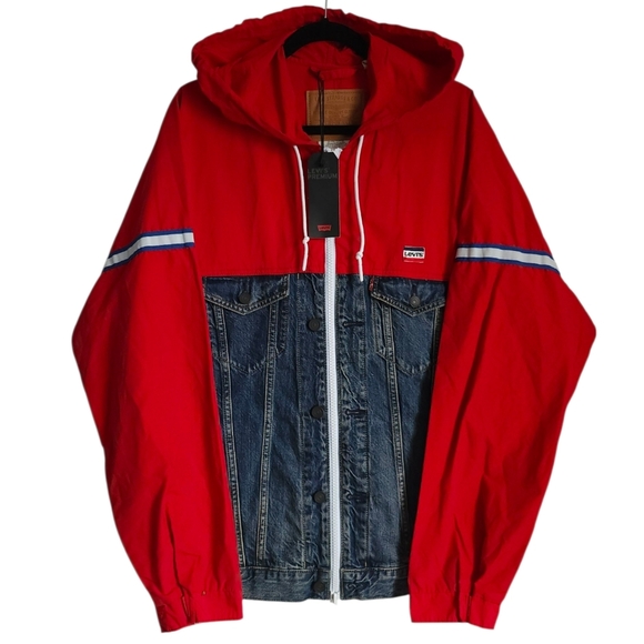 NWT Levi’s Unbasic Trucker Parka Jacket - Picture 1 of 5